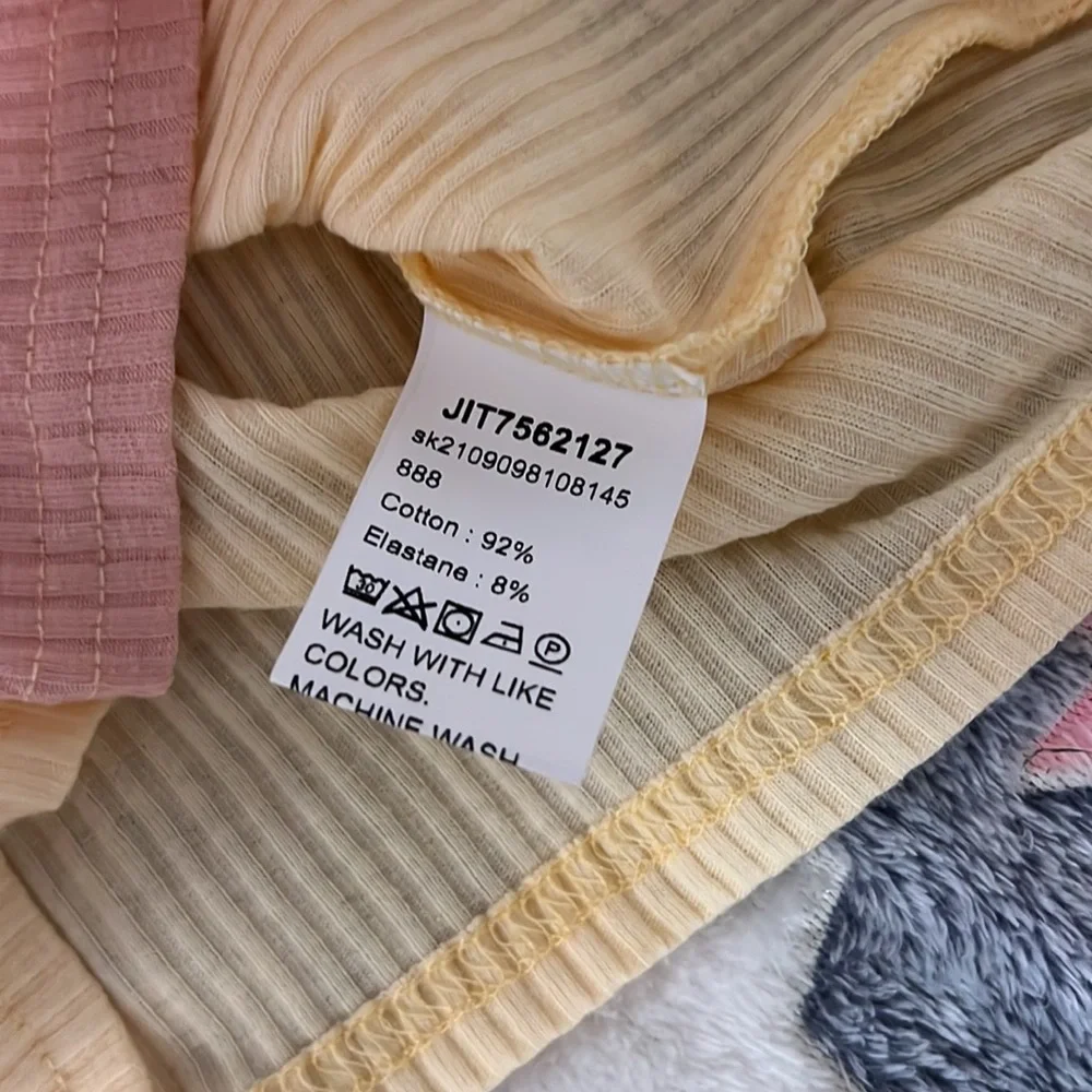 3/$12 Shein Ribbed Patchwork BodyCon Dress (5Y)